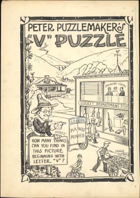 Carlson- Original Puzzle Page Art | Russ Cochran