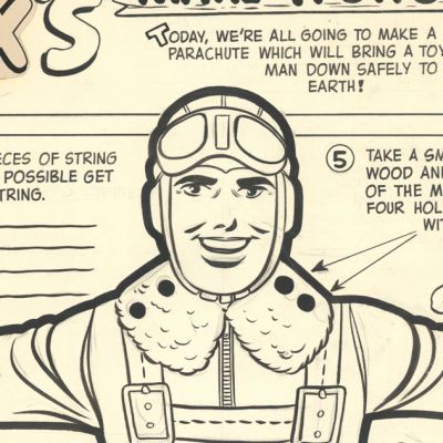 Little Max #9, Original Activity Page Art | Russ Cochran