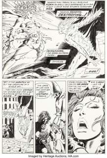 Smith, Barry | Barry Smith and Sal Buscema Conan the Barbarian #15 Story Page Original Art (Marvel, 1972).... | Heritage