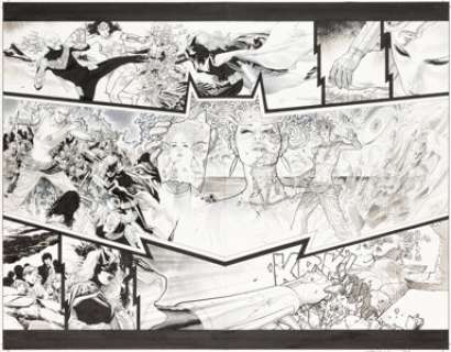 DC Artist - J. H. Williams III Batwoman #17 Double Splash Pages 10 & 11 Original Art (DC, 2013)....