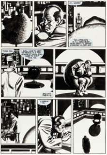 Lloyd, David - David Lloyd V For Vendetta #9 Story Page 22 Original Art (DC, 1989)....