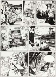 Bernet, Jordi - Jordi Bernet Totem el Comix #9 Torpedo Story Page 16 Original Art (Toutain Editor, c. 1986)....