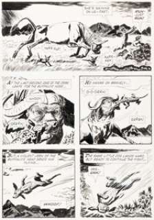 Marsh, Jesse - Jesse Marsh Edgar Rice Burroughs‘ Tarzan of the Apes #136 Story Page 19 Original Art (Gold Key/Western Publ., 1963...