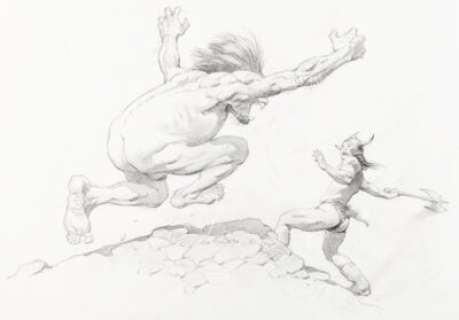 Frazetta, Frank - Frank Frazetta Frazetta: Illustrations Arcanum Illustration Original Art (Verotik Publications, 1994)....