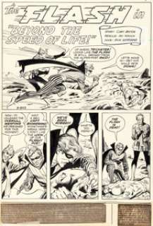Novick, Irv - Irv Novick and Dick Giordano Flash #209 Complete 15-Page Story Original Art (DC, 1971).... (Total: 15 Original Art)