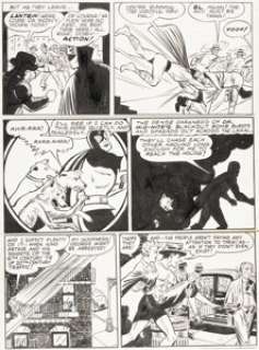 Infantino, Carmine - Carmine Infantino, Bernard Sachs (attributed), and others - Flash/Green Lantern/Dr. Midnite Story Pages Original Art Group... (Total: 2 Original Art)