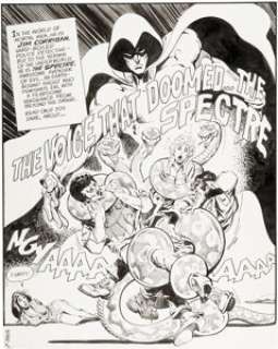 Aparo, Jim - Jim Aparo Adventure Comics #439 Spectre Splash Page 1 Original Art (DC, 1975)....
