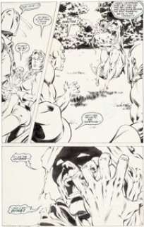 Ross, Dave - Dave Ross and Mike Gustovich Last Days of the Justice Society Special #1 Story Page 14 Original Art (DC, 1986)....