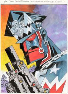 O’Neill, Kevin | Kevin O’Neill Marshal Law Illustration Original Art (undated). ... | Heritage