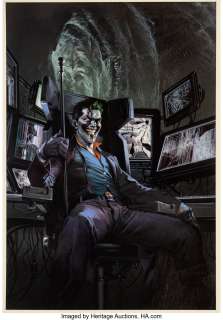 Dell‘Otto, Gabriele - Gabriele Dell‘Otto The Joker #1 Exclusive Variant Cover Original Art (DC, 2021)....