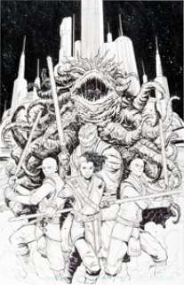 Ario Anindito - Star Wars: High Republic #1 Variant Cover Original Art (Marvel, 2016).