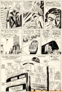 Jack Kirby and Sol Brodsky Fantastic Four #3 Story Page 5 Baxter Building Original Art (Marvel, 1962). | Heritage