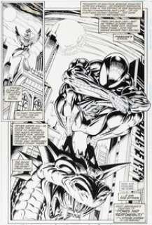 Mark Bagley and Randy Emberlin The Amazing Spider-Man #393 Story Page 22 Original Art (Marvel, 1994).