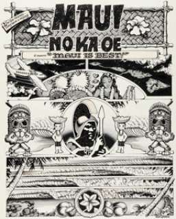 Rick Griffin Surfer Magazine Complete 2-Page Story Original Art (1971). (Total: 2 Original Art) | Heritage