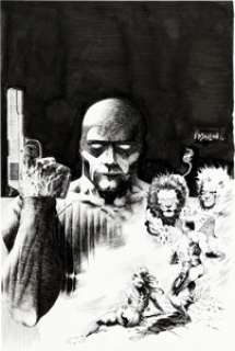 Vatche Mavlian The Phantom: Man Eaters Cover Original Art (Moonstone, 2007).