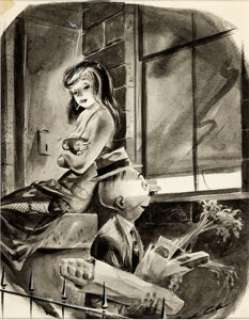 Jack Cole "No Thanks, Just Looking" Original Playboy Cartoon Art (ca. 1954). | Heritage