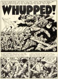Jack Davis Frontline Combat #14 Complete 7-Page Story "Whupped!" Original Art (EC, 1953). (Total: 7 Original Art) | Heritage