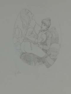 Leone Frollo | Leone Frollo - Pin Up Erotica Cover- Original Illustration - firmata - Page volante - EO | Catawiki