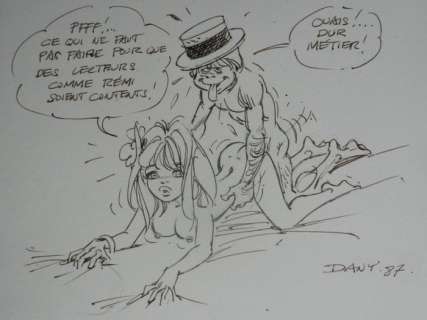 Dany | Olivier Rameau et Colombe - Dessin original Dany - (1987) | Catawiki