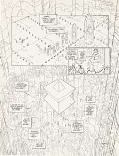 Jean Giraud (Moebius) L’Incal - Une Aventure de John Difool, La Cinquième Essence #5 Story Page 24 Original Art (Les Humanoïdes Associés, 1988). | Heritage