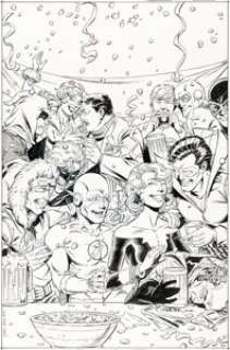 Ed Hannigan and Karl Kesel Flash #19 Cover Original Art (DC, 1988).