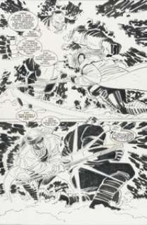 John Romita Jr. and Joe Rubinstein X-Men Unlimited #7 Story Page 41 Original Art (Marvel, 1994).