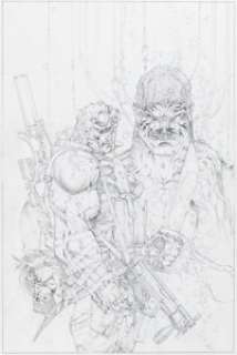 Stephen Platt Cabbot: Bloodhunter #1 Cover Original Art (Maximum Press, 1997).