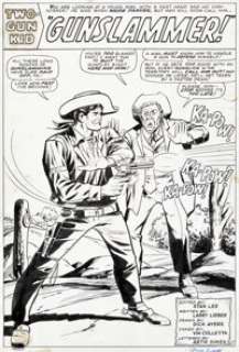 Dick Ayers and Vince Colletta Two Gun Kid #84 "Gunslammer" Story Pages 1-11 Original Art (Marvel, 1966). (Total: 11 Original Art) | Heritage