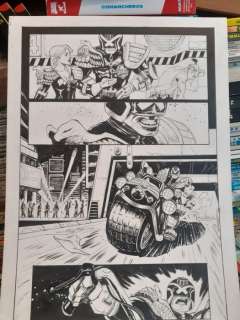 Itri, Marco | Judge Dredd - - tavola originale " Judge Dredd " - Page volante - Exemplaire unique - (2018) | Catawiki