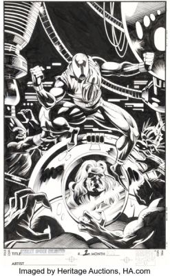 Tod Smith Scarlet Spider Unlimited #1 Cover Original Art (Marvel, 1995).