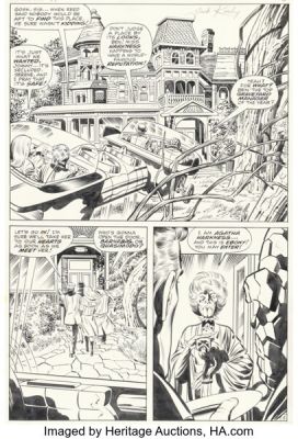 Jack Kirby and Joe Sinnott Fantastic Four #94 Agatha Harkness First Appearance Issue Story Page 5 Original Art (Marvel, 1970).