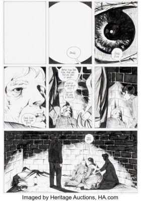 Eddie Campbell From Hell #10 Story Page 25 Original Art (Mad Love Publishing, 1991).