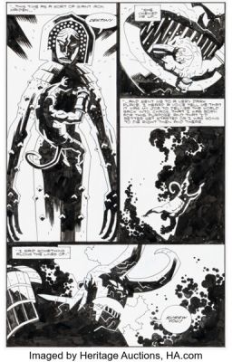 Mike Mignola Dark Horse Presents Annual 1998 Hellboy Story Page 6 Original Art (Dark Horse, 1998). | Heritage