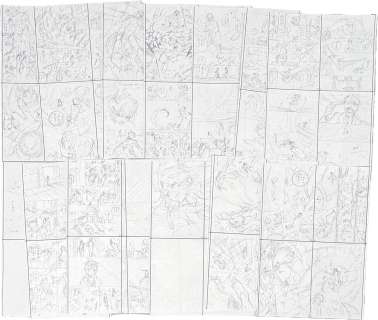Jinsei Kataoka’s Hand-Drawn Manga Storyboard "Deadman Wonderland" #39 14 sheets | Mandarake (Big Web)