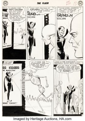 Carmine Infantino and Joe Giella The Flash #133 Story Page 11 Original Art (DC, 1962). | Heritage