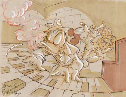 Miguel Sánchez Babiano | Miguel S. Babiano - Jimmy Duckie Smith - Signed Original Drawing - (2023) | Catawiki