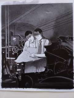 Durieux, Christian - Durieux, Christian - Dessin original - Couverture - Le Faux Soir - (2021)