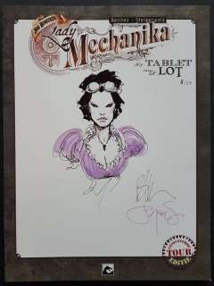 Benitez & Steigerwald | Lady Mechanika - Collector’s pack Het tablet van het lot met originele tekening - (2016) | Catawiki