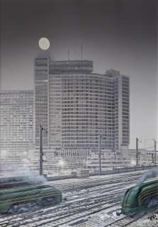 Schuiten -Plissart | La Douce, tirage photographique rehaussé aux… | Millon