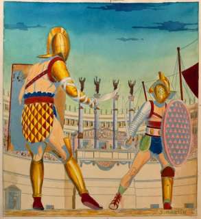 Martin, Jacques - Mise en couleur - Couverture Journal de Tintin - Alix l’intrépide - (1949) | Catawiki