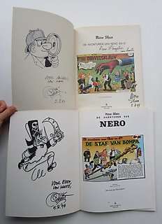 Stallaert, Dirk - Nero 130/142 - 2 x Met opdrachttekening + handtekening Marc Sleen - Broché - EO (1998) | Catawiki