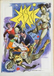 Guido Buzzelli - Original illustration for Zasafir. 1980. Cm. 20x29. Signed. Mint