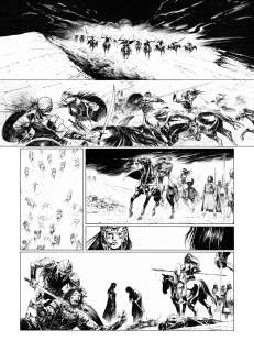 PAUNOVIC Dragan (1981) Planche originale. « Les Reines de sang - T2… | misc / divers