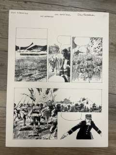 Battaglia, Dino - 1 Original page - De la Marne à Verdun - 1979 | Catawiki