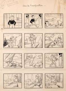 Â«Avec de l’imaginationÂ». Encre de Chine noire pour une planche publiée | Tessier Sarrou