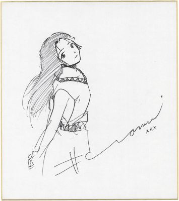 Kamui Fujiwara Hand-Drawn Shikishi "Raika" Ichiyo | Mandarake (Big Web)