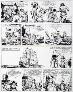 Vance | Howard Flynn, planche n°17 Ã  l’encre de Chine… | Millon