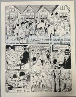 Planche originale de BERTHET pour sa série « Le privé d’… | misc / divers