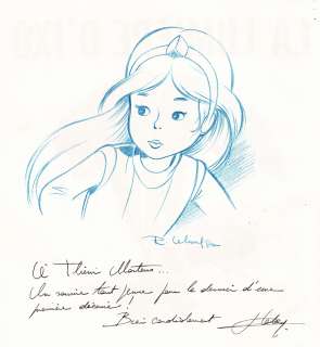 Leloup | Yoko Tsuno, La lumière d’Ixo en édition originale, agrémenté d’une dédicace offerte à Thierry Martens. Proche de l’état neuf. | Septimus