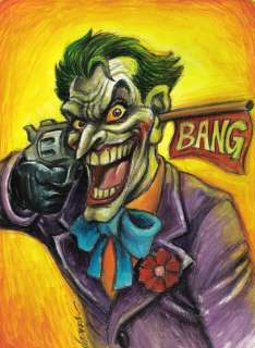Joan Vizcarra - The Joker - Original Painting - Hand Signed - 45 x 33 cm | Catawiki